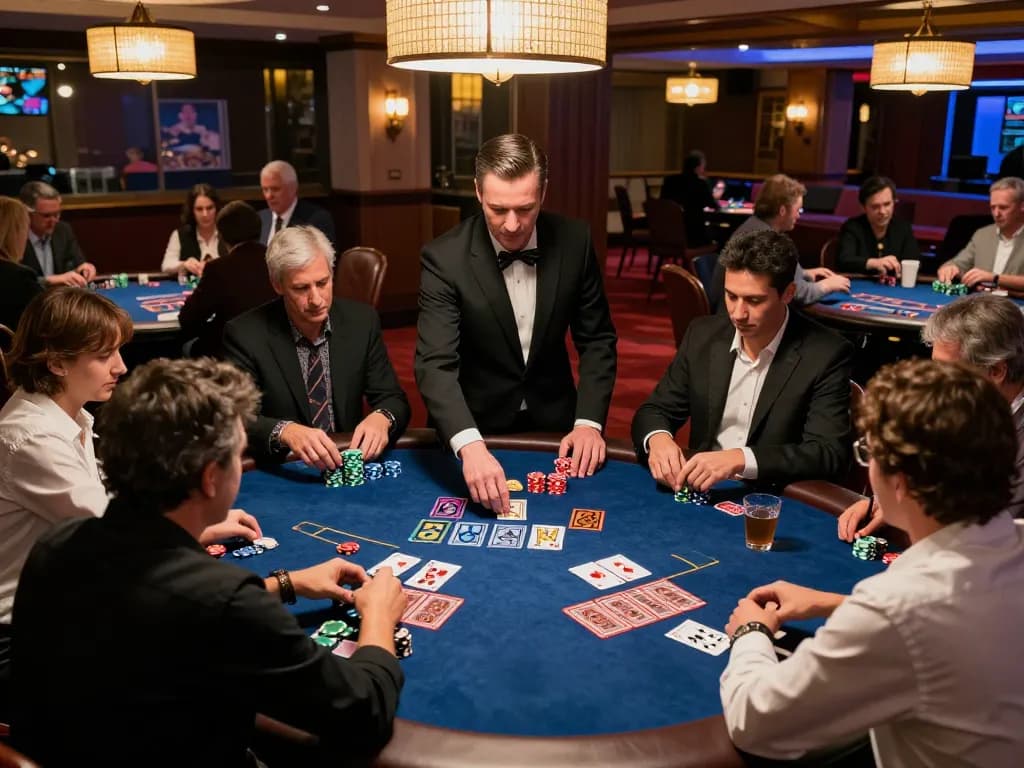Player engaging in blackjack strategy with cards in hand at leci123a casino table