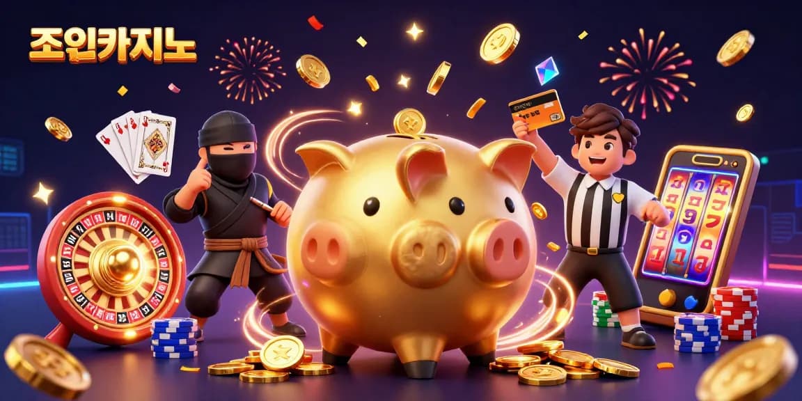 Experience thrilling gameplay at 조이카지노 with our dynamic illustration of exciting casino action.