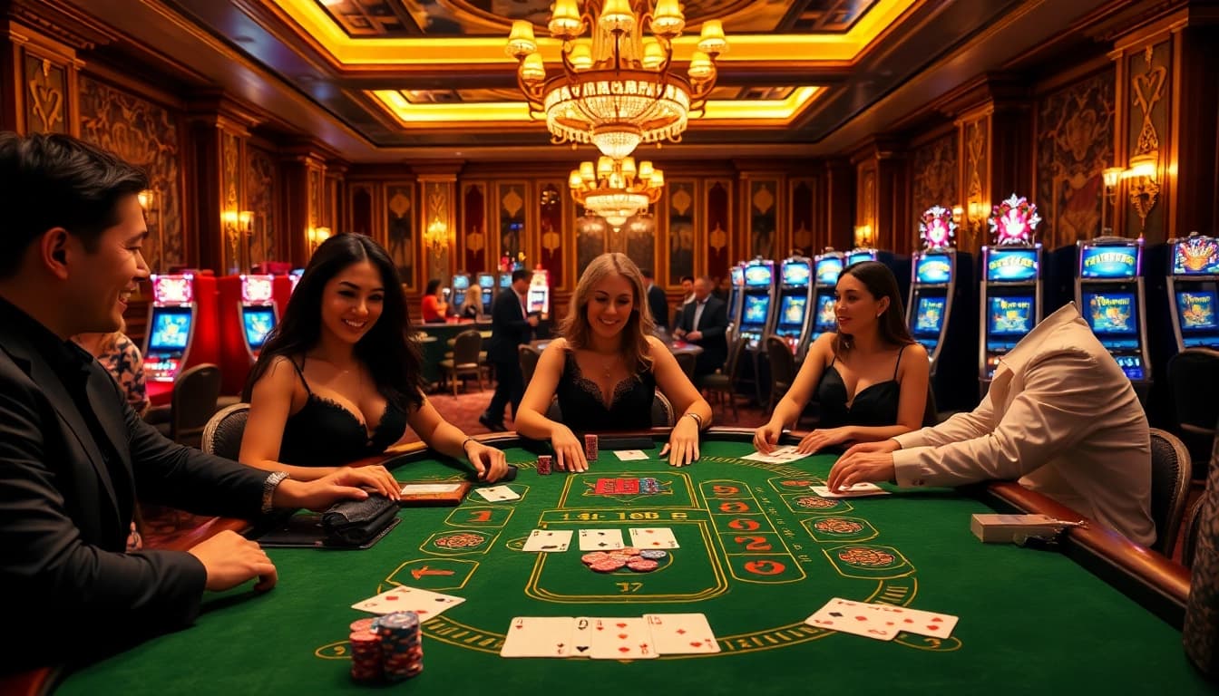 Experience thrilling bets at Luxury138 with a luxurious baccarat game scene, showcasing high-stakes excitement.