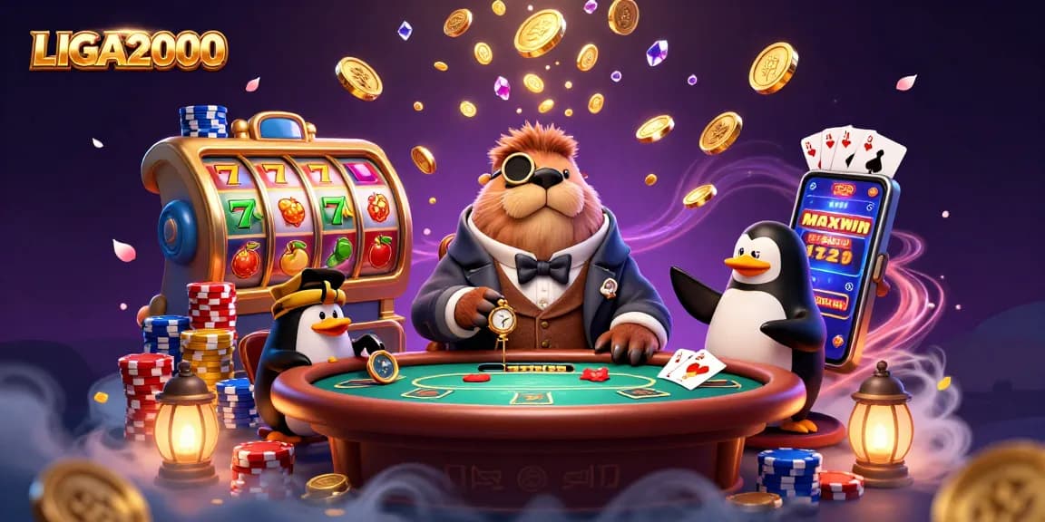 LIGA2000 menawarkan pengalaman permainan yang mendebarkan melalui pengalaman slot bawah laut yang memikat dengan walrus ceria dan karakter-karakter lainnya.