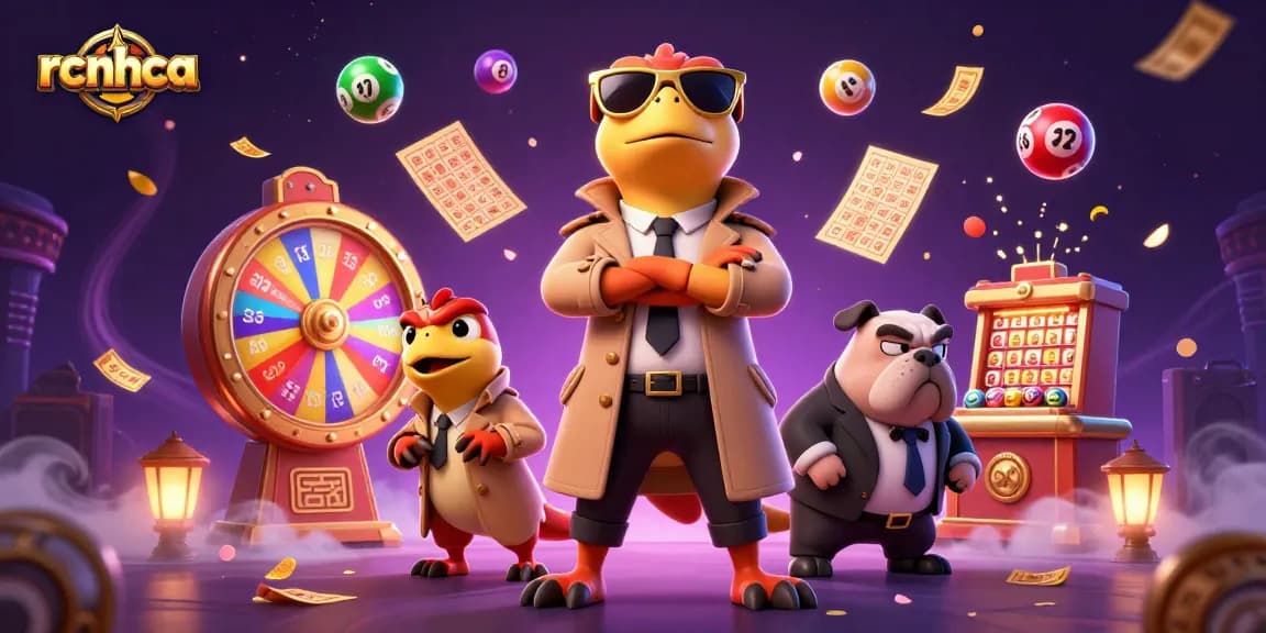 Watch raptors in a trench coat trick the bouncer into the VIP casino lounge at rcnhca with lottery elements.