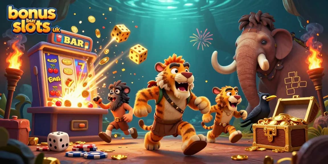Play thrilling bonus buy slots UK with our dynamic casino scene featuring magical wins!
