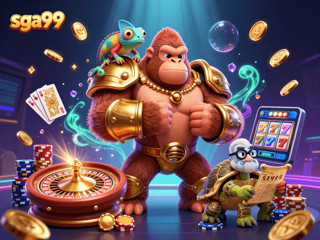 Engage in thrilling gameplay with the sga99 casino featuring vibrant characters and dynamic elements.