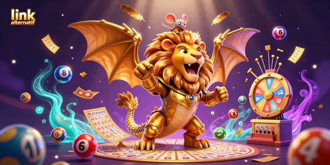 Experience thrilling gameplay with link alternatif as the exciting chimera triumphs amidst golden lottery elements.