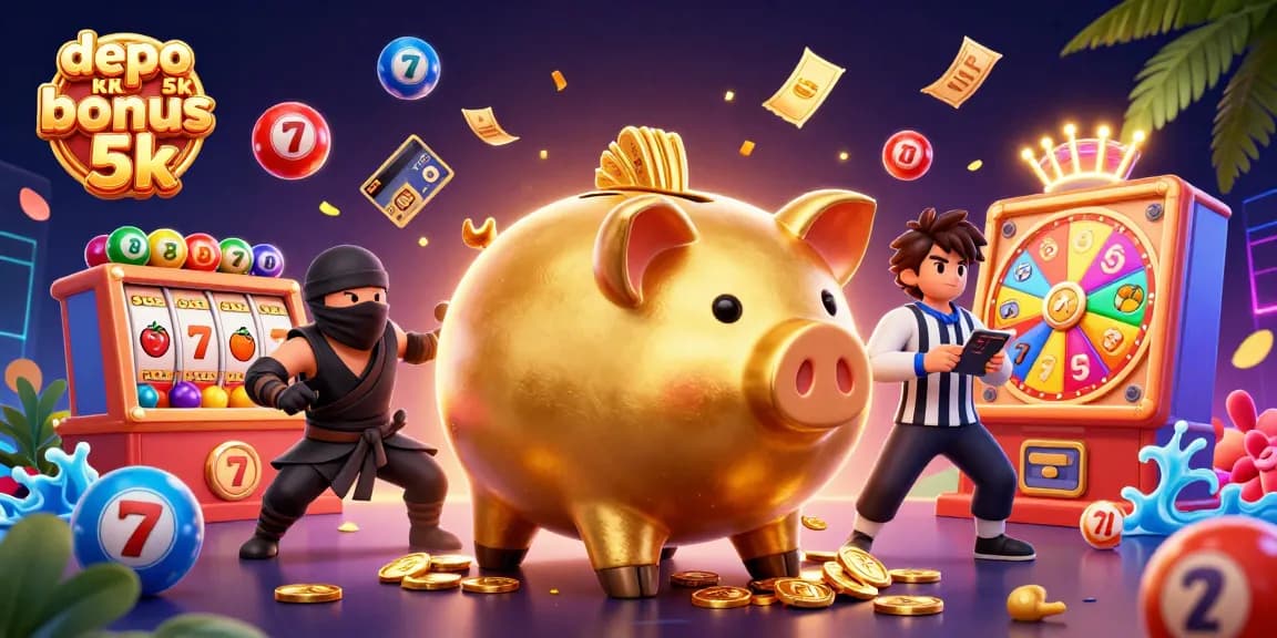 Experience the excitement at depo 5k bonus 5k with vibrant slot games and lucky characters.