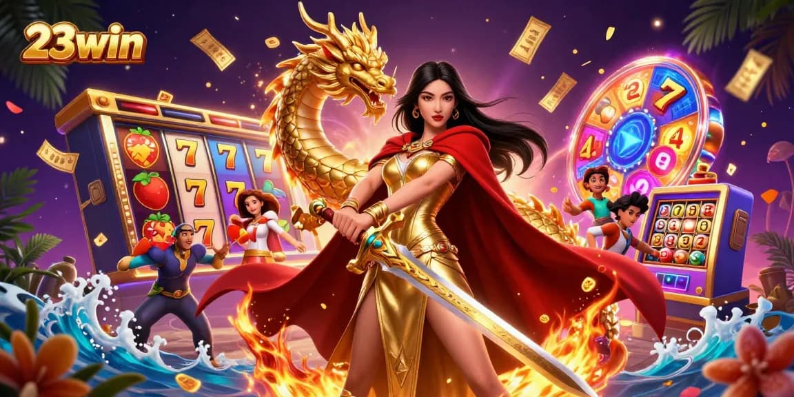 Experience thrilling jackpots and fun gaming at 23win with vibrant slots and golden rewards.