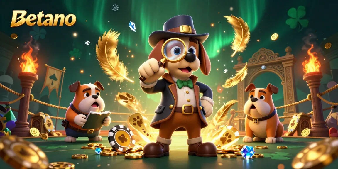 Betano enhances your chances with a 3D cartoon detective scenario, perfect for gamblers.