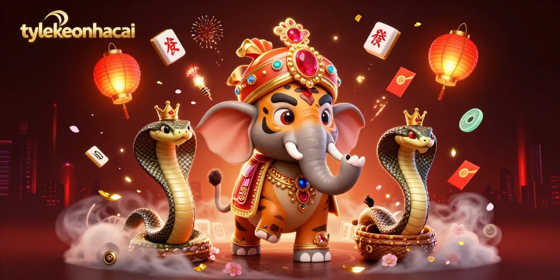 Engage in thrilling betting experiences with tylekeonhacai as the maharaja tiger rides a jeweled elephant.