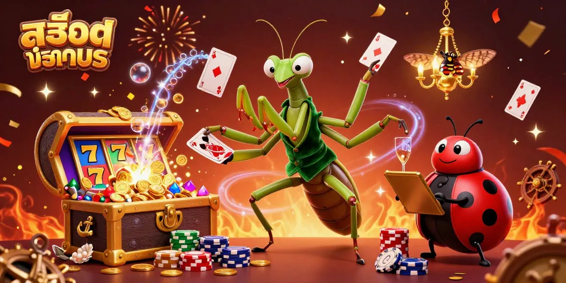 Experience thrilling สล็อตทดลอง action with vibrant elements throughout a dynamic casino scene.