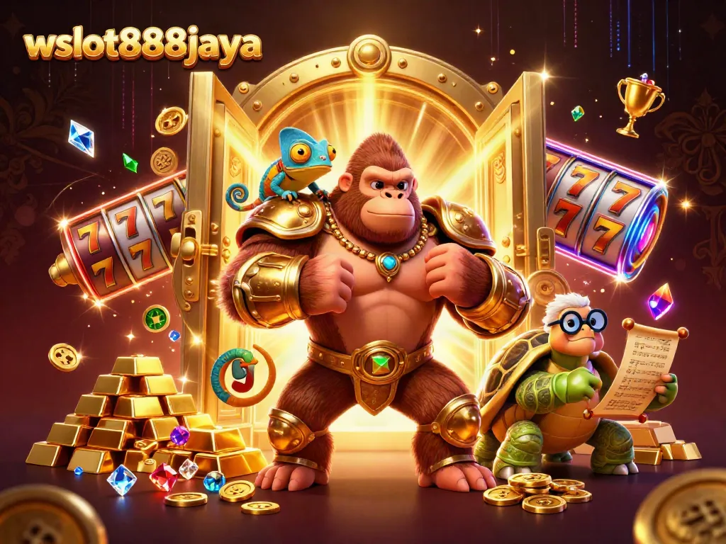 Memenangkan jackpot dengan pengalaman wslot888jaya yang hidup, dipenuhi dengan harta berkilau.