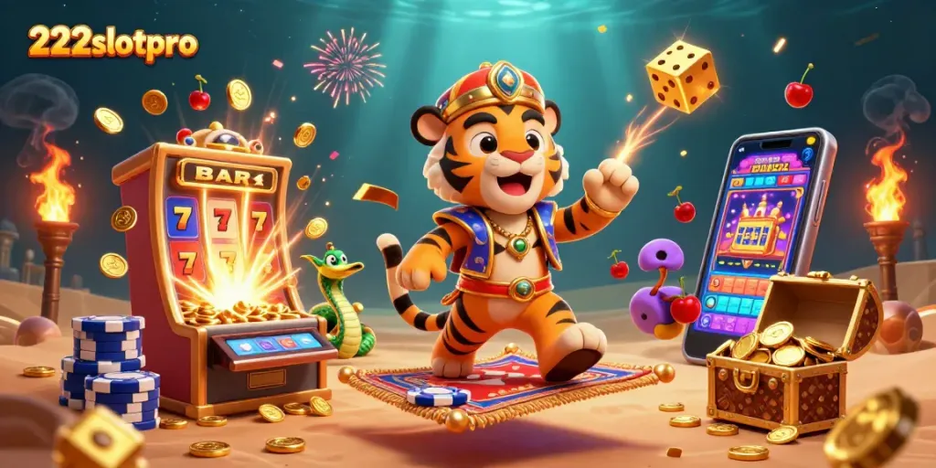 Jelajahi jackpot dan permainan menarik di 222slotpro dengan slot mesin yang penuh kegembiraan.