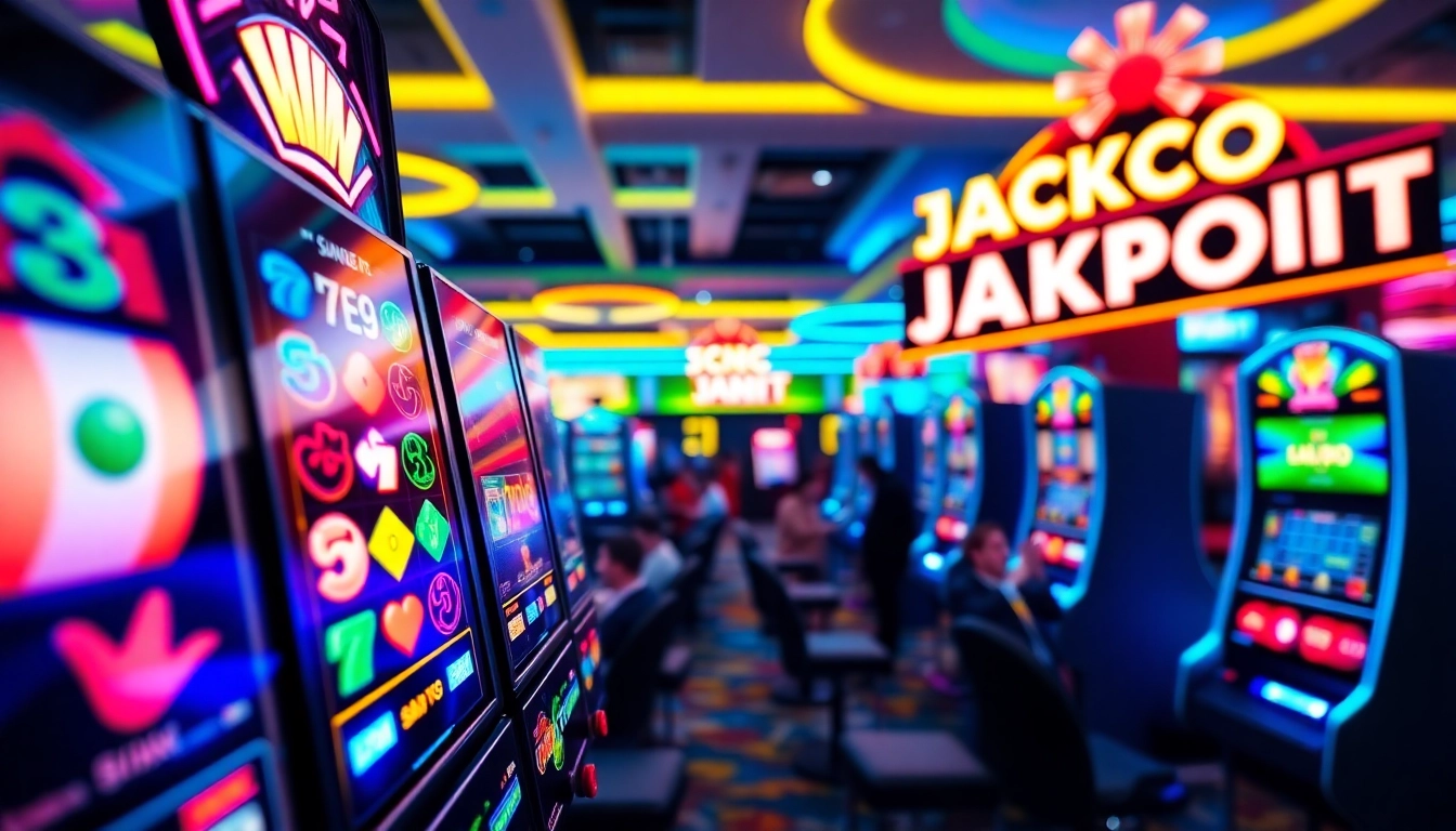 Slot Game menampilkan kemenangan besar di mesin slot online yang cerah dan penuh warna.