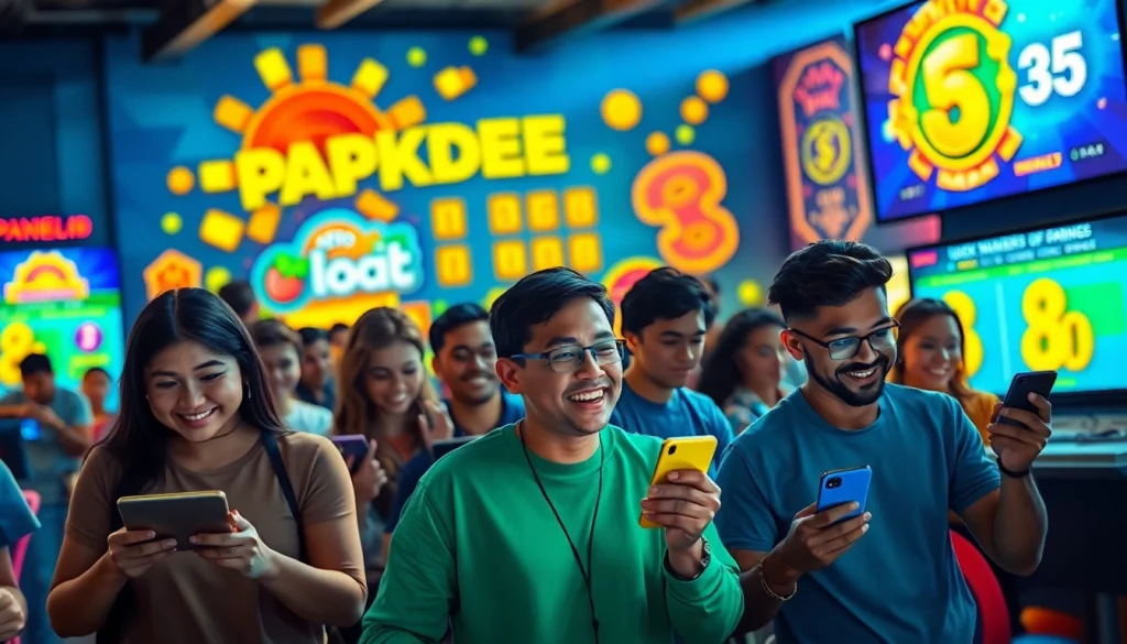 Pengalaman bermain PAKDE4D game dengan berbagai pemain antusias dan suasana ceria.