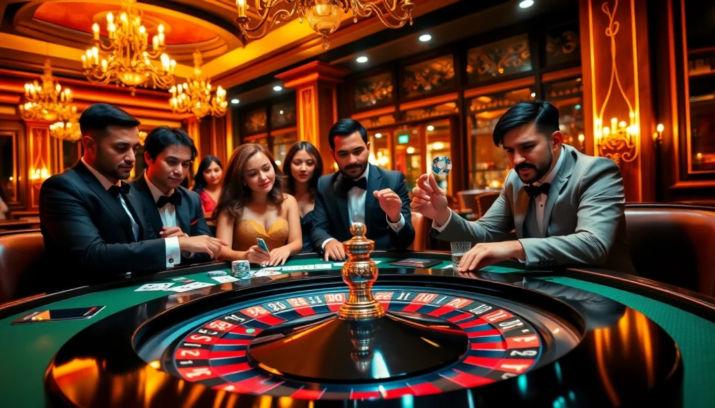 Experience thrilling gameplay at 88i nhà cái with an exciting casino atmosphere complete with roulette and poker.