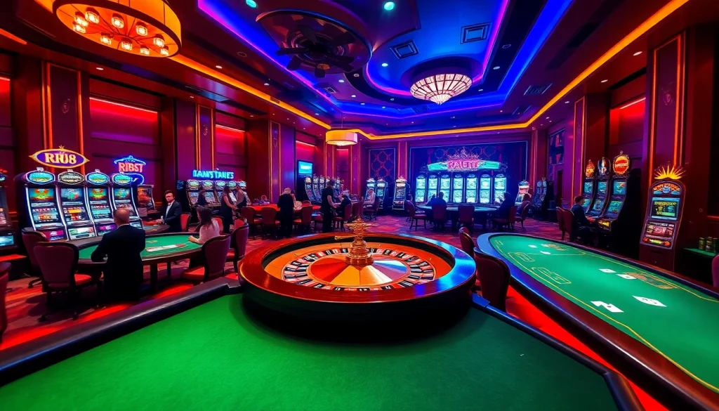 Experience the excitement of RR88 with high-stakes gaming at a vibrant casino.