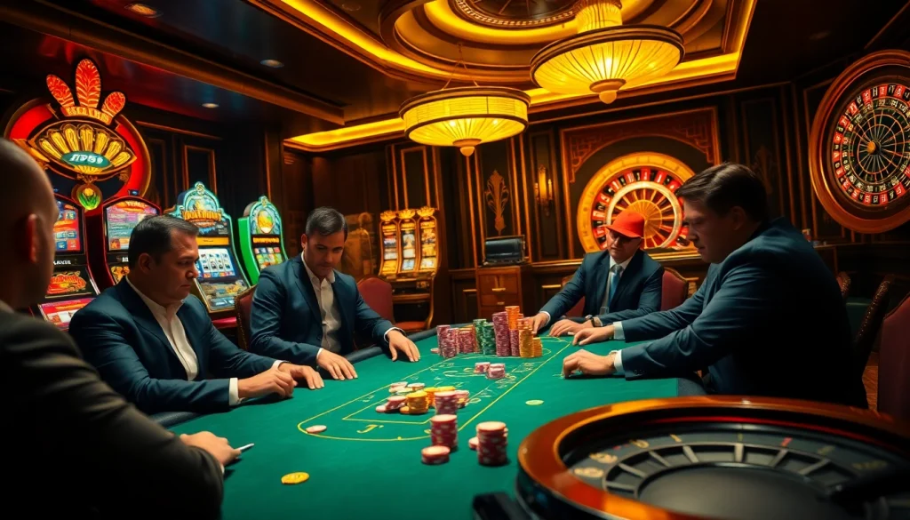 Experience the excitement of gambling at a high-stakes poker table with JL55-themed elements, reflecting luxury and thrill.