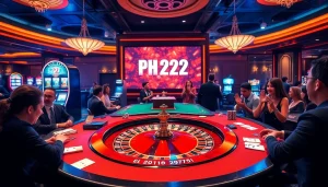 Join the excitement at PH222 Casino with enthusiastic players celebrating big wins!