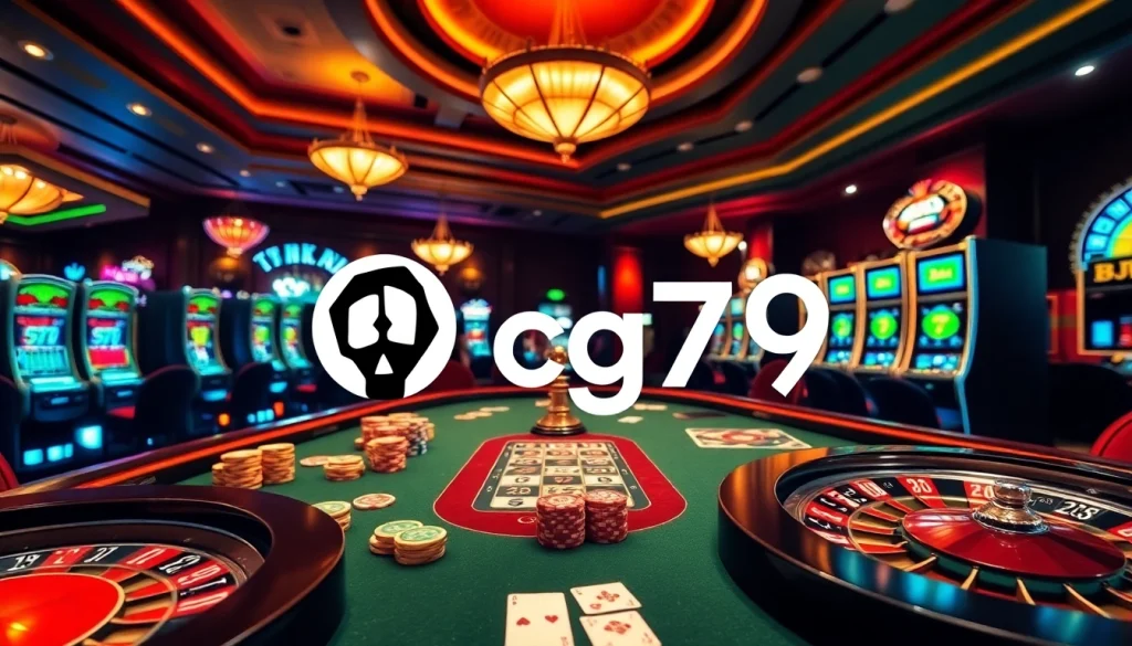 Trải nghiệm những trận đấu đầy hồi hộp tại cg79 casino với các trò poker sôi động và máy đánh bạc hiện đại.